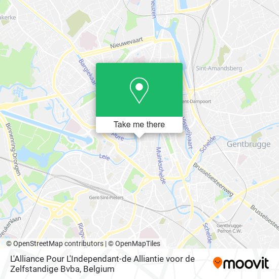L'Alliance Pour L'Independant-de Alliantie voor de Zelfstandige Bvba map