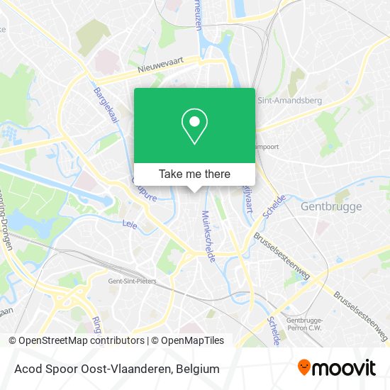Acod Spoor Oost-Vlaanderen map