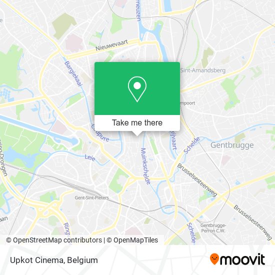 Upkot Cinema map