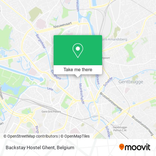 Backstay Hostel Ghent plan