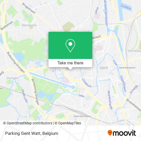 Parking Gent Watt map