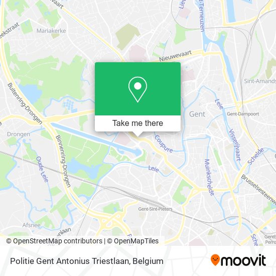 Politie Gent Antonius Triestlaan map