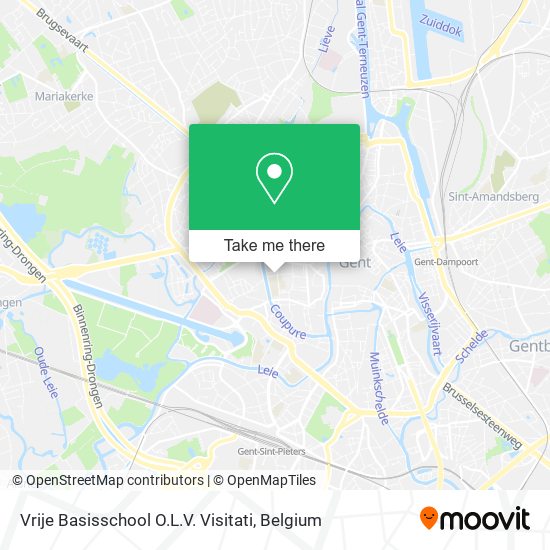 Vrije Basisschool O.L.V. Visitati map