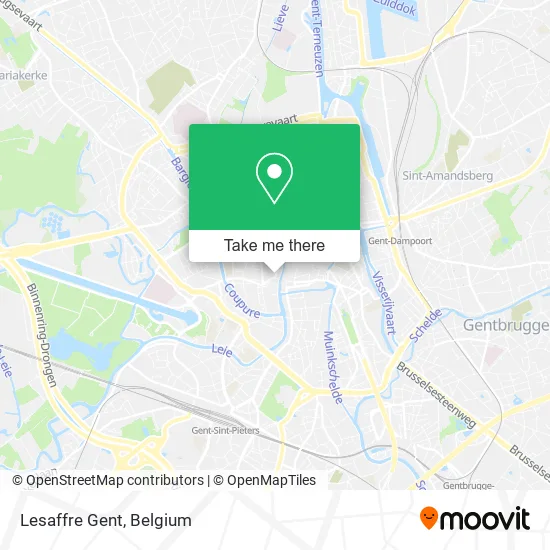 Lesaffre Gent map
