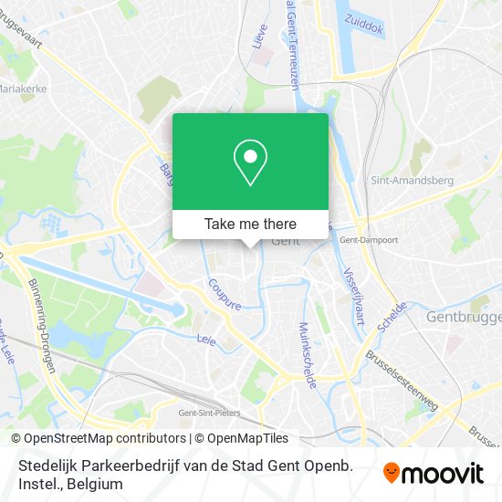 Stedelijk Parkeerbedrijf van de Stad Gent Openb. Instel. map