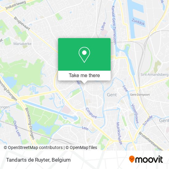 Tandarts de Ruyter map
