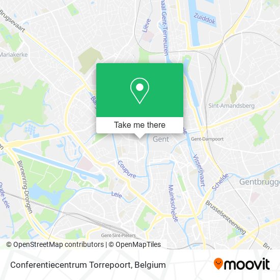 Conferentiecentrum Torrepoort map
