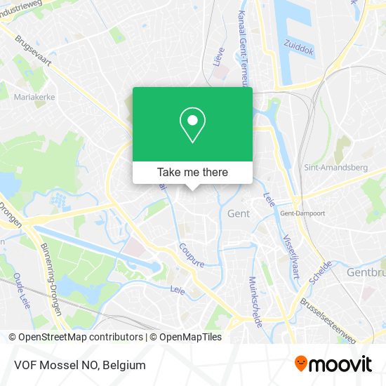 VOF Mossel NO map