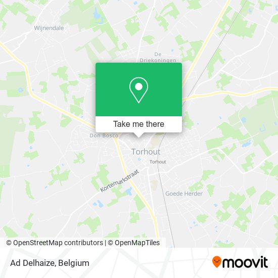 Ad Delhaize map