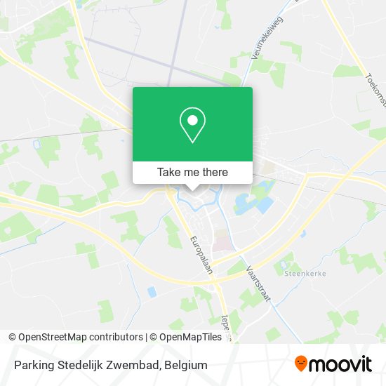 Parking Stedelijk Zwembad map