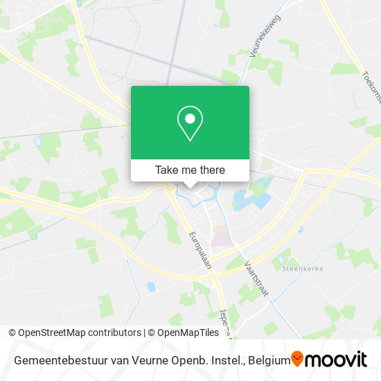 Gemeentebestuur van Veurne Openb. Instel. plan