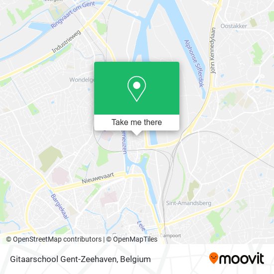 Gitaarschool Gent-Zeehaven map