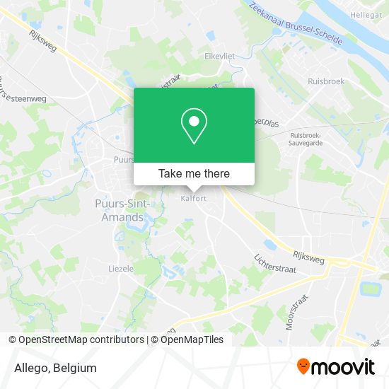 Allego map