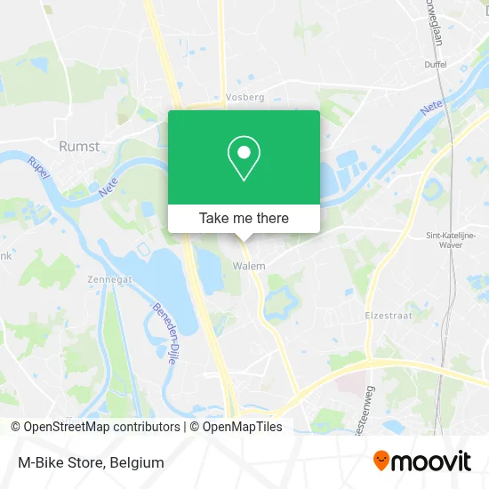 M-Bike Store map
