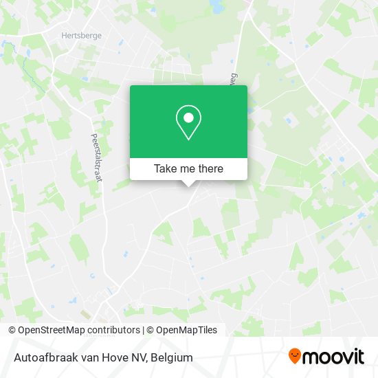 Autoafbraak van Hove NV map