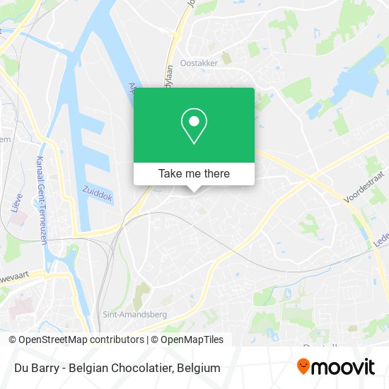 Du Barry - Belgian Chocolatier map