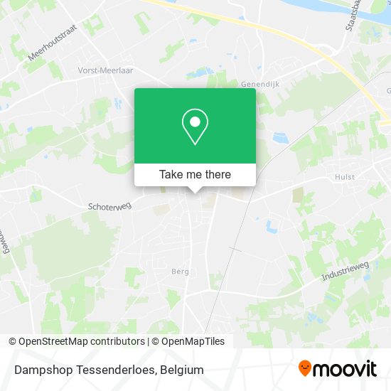 Dampshop Tessenderloes map