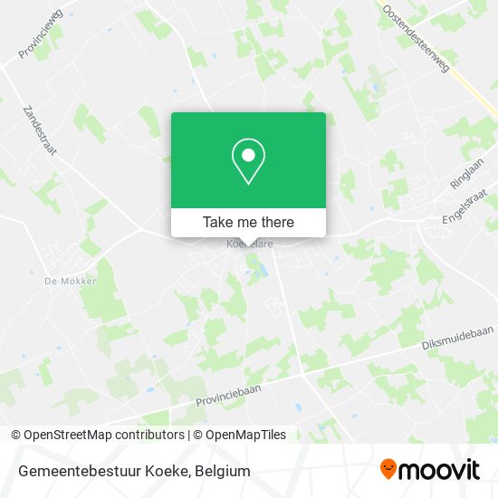 Gemeentebestuur Koeke map