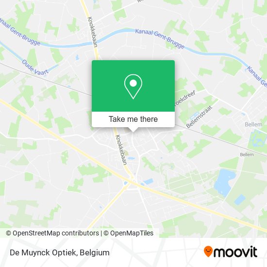 De Muynck Optiek plan