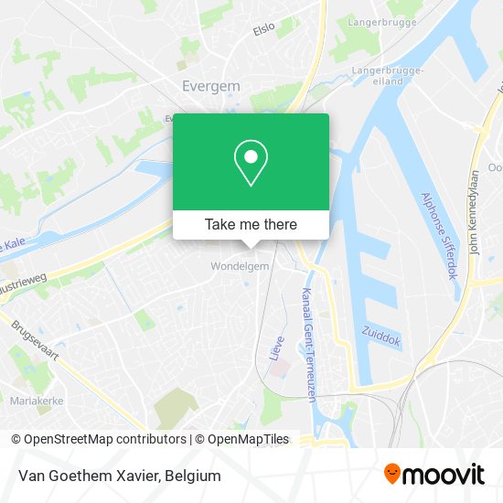 Van Goethem Xavier map