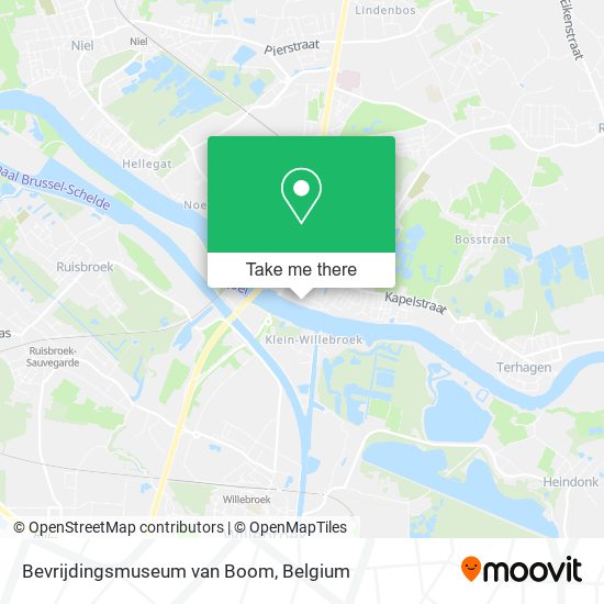 Bevrijdingsmuseum van Boom map