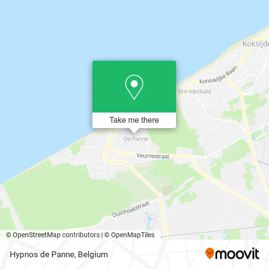 Hypnos de Panne map