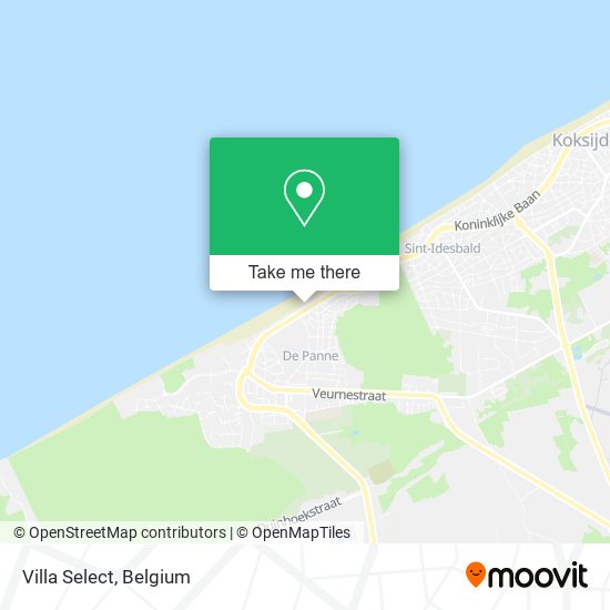 Villa Select map