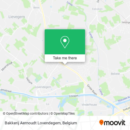 Bakkerij Aernoudt Lovendegem map
