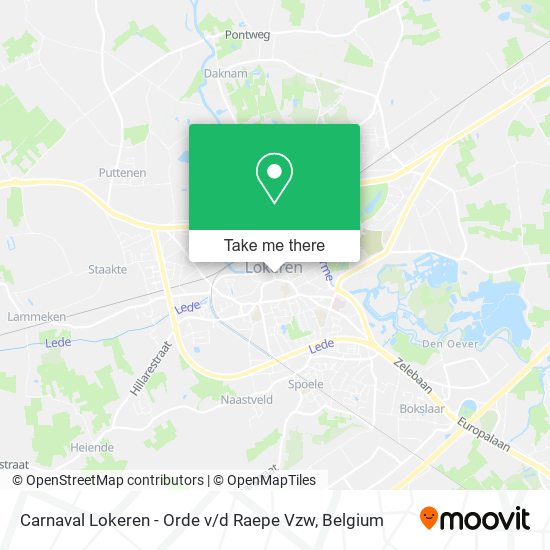 Carnaval Lokeren - Orde v / d Raepe Vzw map