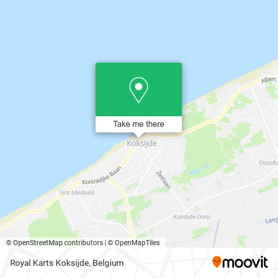 Royal Karts Koksijde map