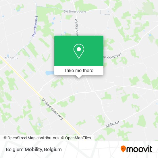 Belgium Mobility map