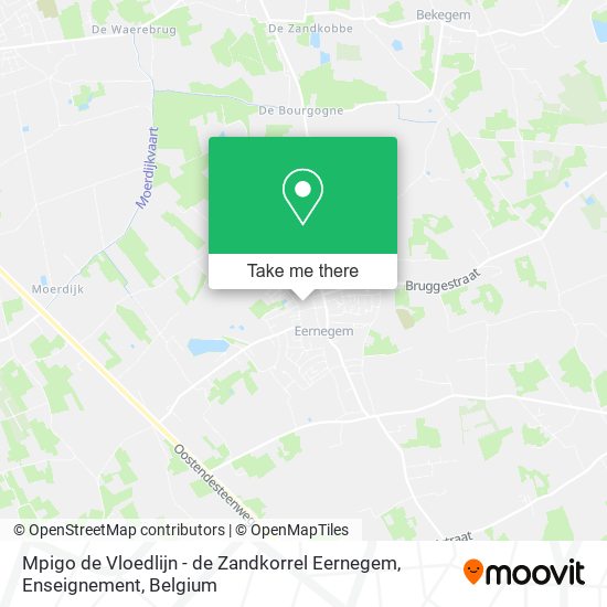 Mpigo de Vloedlijn - de Zandkorrel Eernegem, Enseignement plan