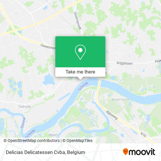 Delicias Delicatessen Cvba map