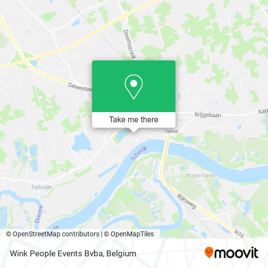 Wink People Events Bvba map