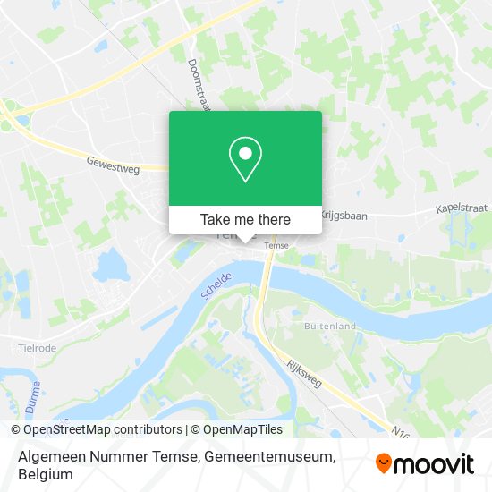 Algemeen Nummer Temse, Gemeentemuseum map