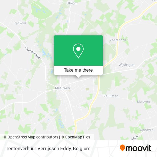 Tentenverhuur Verrijssen Eddy map