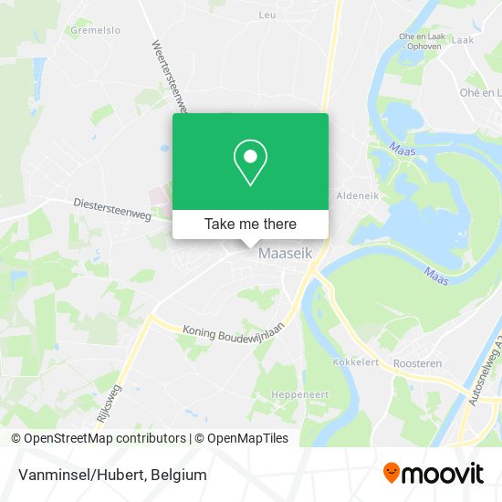 Vanminsel/Hubert map