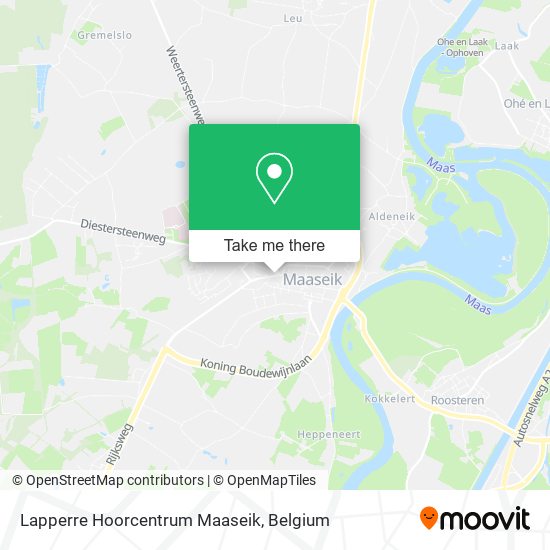 Lapperre Hoorcentrum Maaseik map