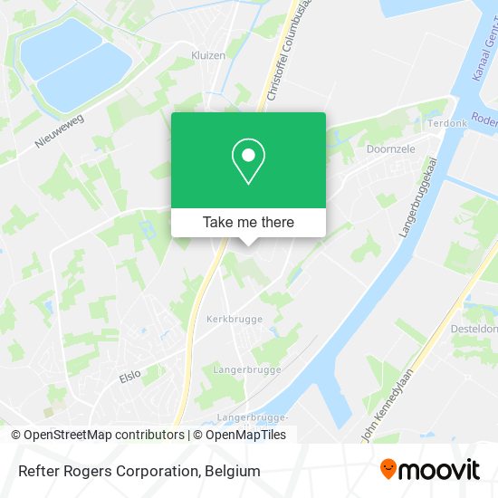 Refter Rogers Corporation map