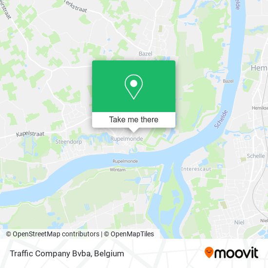 Traffic Company Bvba map