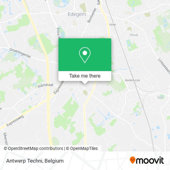 Antwerp Techni map