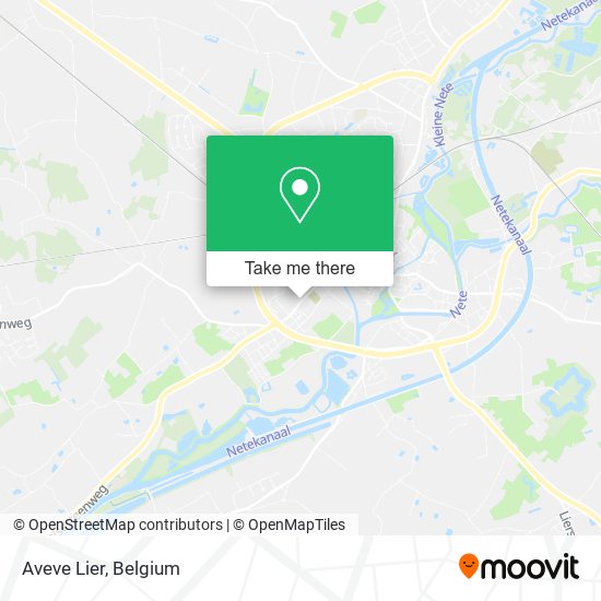 Aveve Lier map