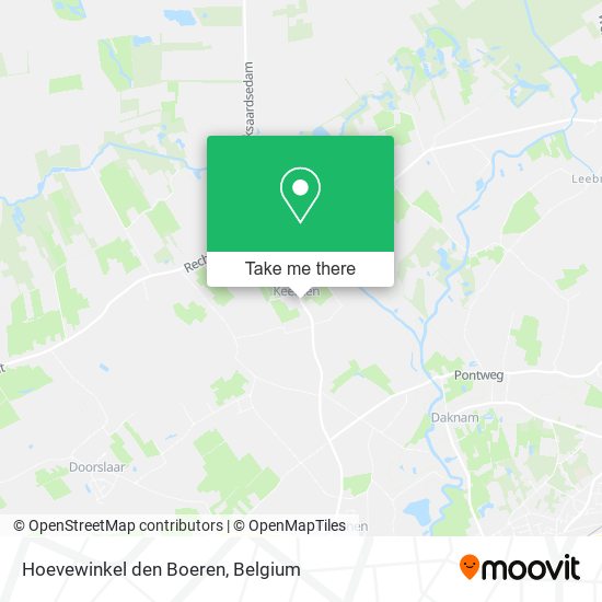 Hoevewinkel den Boeren map