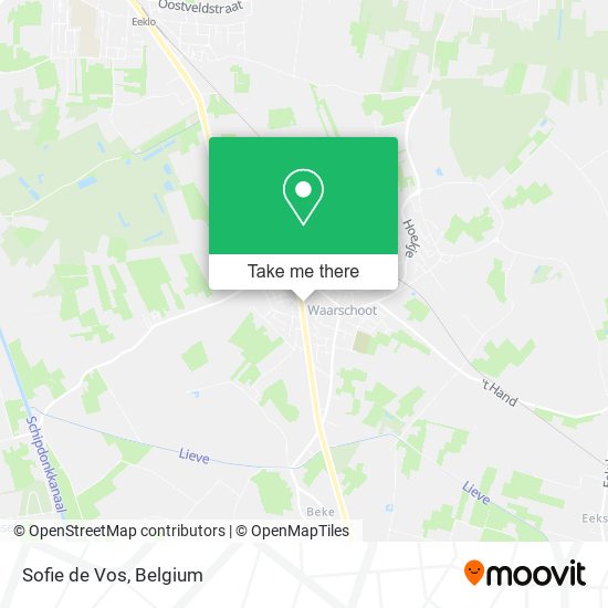 Sofie de Vos map