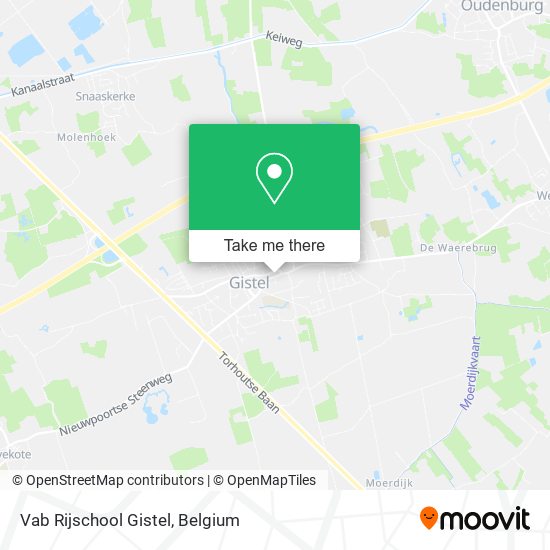 Vab Rijschool Gistel map