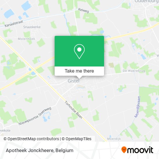 Apotheek Jonckheere map