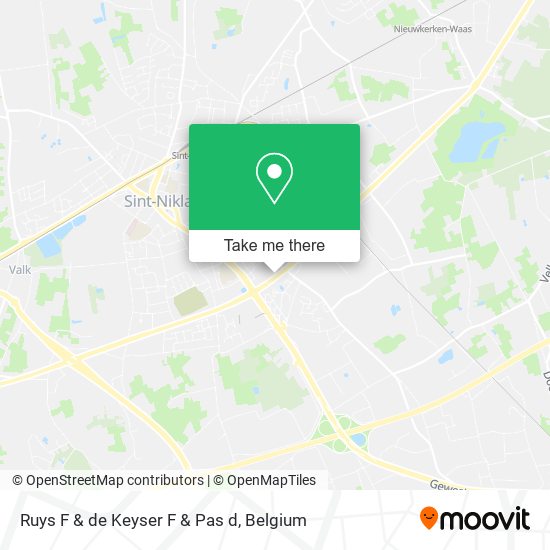 Ruys F & de Keyser F & Pas d map