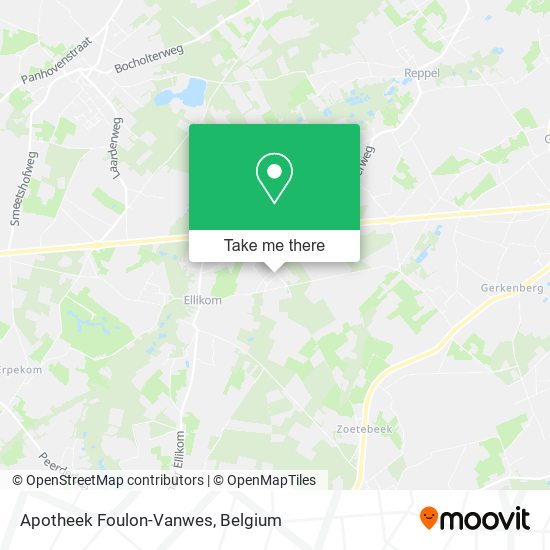 Apotheek Foulon-Vanwes map