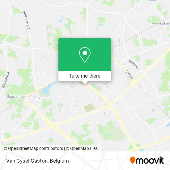 Van Gysel Gaston map