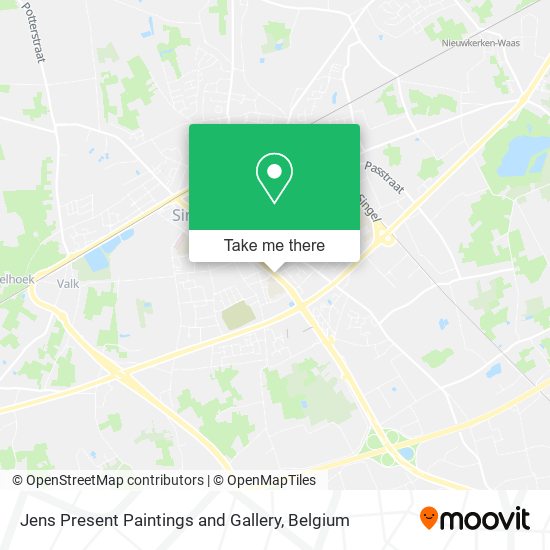 Jens Present Paintings and Gallery map